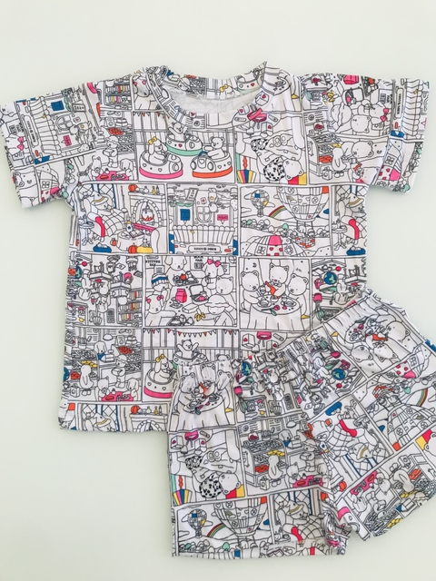 Pijama Bobbie Goods para pintar