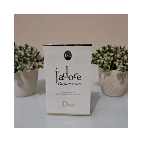FLACONETE J'ADORE PARFUM D'EAU - EDP - ALCOHOL FREE - DIOR - 1ML - FEMININO