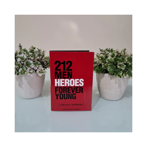 FLACONETE 212 MEN HEROES - EDT - CAROLINA HERRERA - 1,5 ML - MASCULINO