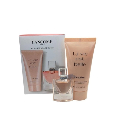 KIT LA VIE EST BELLE DUO SET - L'EAU DE PARFUM - LANCÔME - 1 MINIATURA 4ML + BODY LOTION 50ML - FEMININO