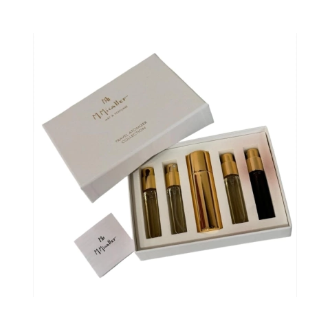 KIT TRAVEL ATOMIZER COLLECTION - EDP - M. MICALLEF - 4 X 10ML + PORTA TRAVEL