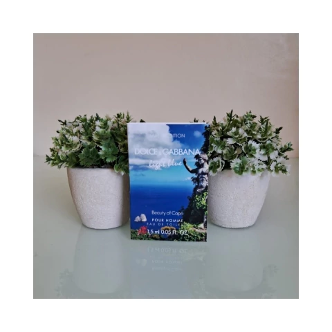 FLACONETE LIGHT BLUE BEAUTY OF CAPRI - EDT - DOLCE & GABBANA - MASCULINO
