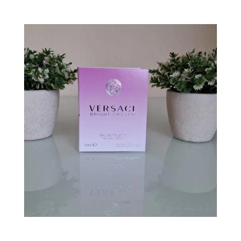 FLACONETE BRIGHT CRYSTAL - EDT - VERSACE - 1ML - FEMININO