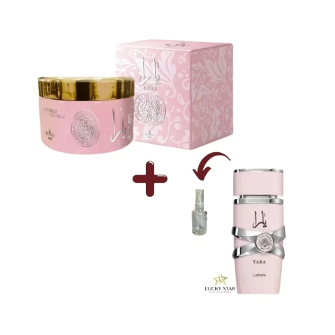 COMBO BODY CREAM YARA 200G ISABELLE + DECANT 10ML YARA LATTAFA