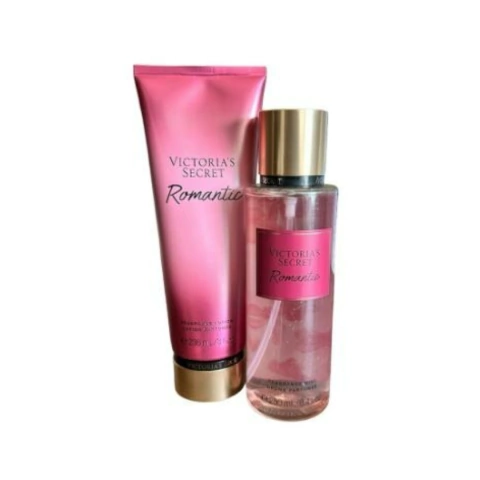 KIT VICTORIA'S SECRET ROMANTIC - HIDRATANTE 236ML + BODY SPLASH 250ML