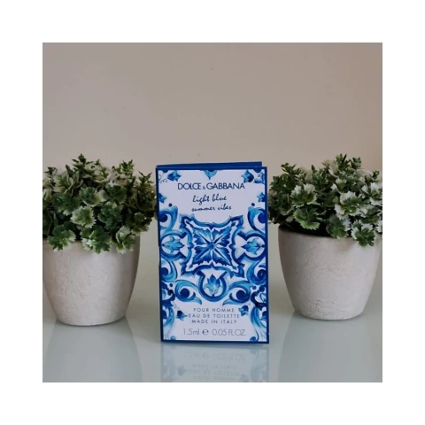 FLACONETE LIGHT BLUE SUMMER VIBES POUR HOMME - EDT DOLCE & GABBANA - 1,5ML