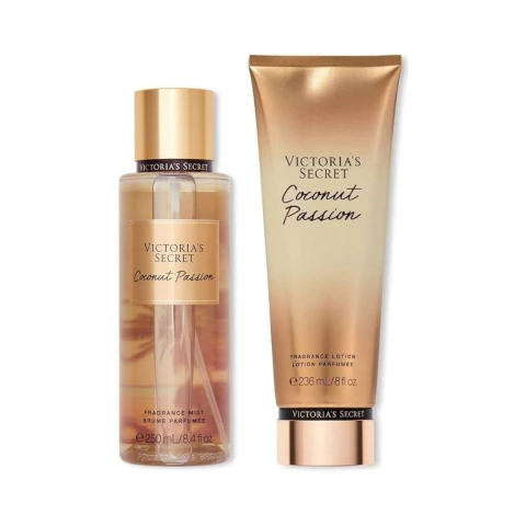 KIT VICTORIA'S SECRET COCONUT PASSION - HIDRATANTE 236ML + BODY SPLASH 250ML