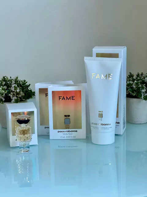 COMBO FAME - PACO RABANNE - 1 MINIATURA 4ML + 1 BODY LOTION 100ML + 2 FLACONETES 1,5ML CADA