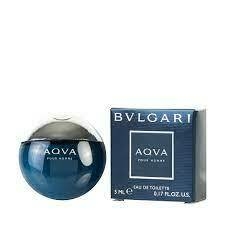 MINIATURA AQVA POUR HOMME - EDT - BVLGARI - 5ML - MASCULINO