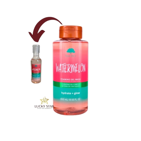 DECANT TREE HUT FOAMING GEL WASH - GEL ESPUMANTE DE BANHO - WATERMELON - 50ML