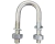 GRAMPO TIPO U 8"x3/8" GE - comprar online