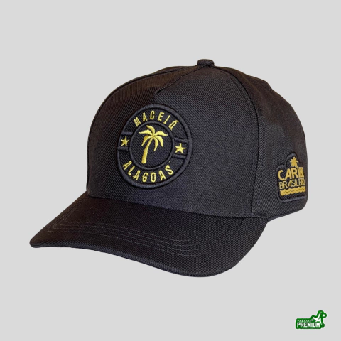 Boné Preto Dourado - Caribe Brasileiro - comprar online