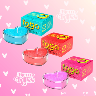 Vela Óleo de Massagem Fogo da Paixão
