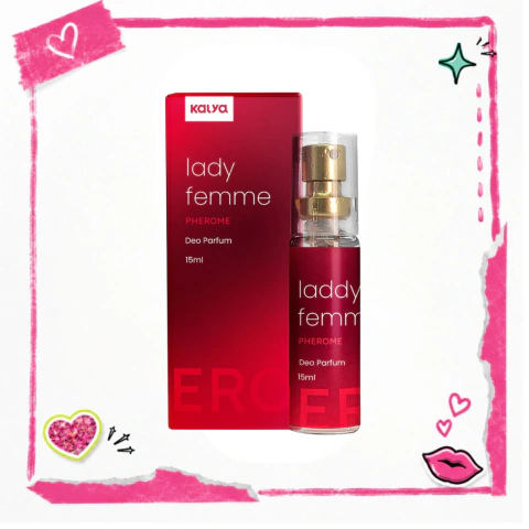 Perfume Feminino com Feromônios 15ml – Inspirado no Lady Million
