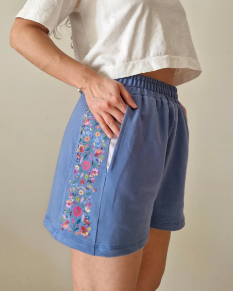 Short Alelí aero flores - RP012 - comprar online