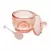 MELEIRA CRISTAL DE CHUMBO C/COLHER PEARL ROSA 10 X 8 X 7CM na internet