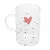 CONJUNTO 2 CANECAS DE VIDRO HEART 280ML - comprar online