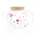 CHALEIRA DE VIDRO COM TAMPA DE BAMBU HEART 600ML na internet