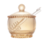 Meleira De Cristal Com Colher Pearl