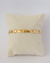 Pulseira Fita com Corações Lisos no Dourado - comprar online