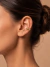 Brinco Piercing Fake Coração Liso no Dourado - comprar online