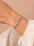Bracelete Elo Grumet no Ródio Branco - comprar online