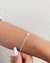 Pulseira Veneziana Dupla com Laço na Prata na internet