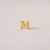 Pingente Letra Lisa com uma Microzirconia no Dourado - comprar online