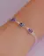 Pulseira Pérolas com Olho Grego na Prata