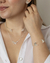 Pulseira Bracelete com Borboletas Vazadas nas Pontas na Prata - DAMA Semijoias Atacado