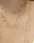 Colar Choker Cristais Coloridos no Dourado - DAMA Semijoias Atacado