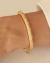 Pulseira Bracelete Cravejado de Microzirconias no Dourado - comprar online