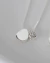 Colar Pingentes Gotas Lisa e Cravejada de Microzirconias na Prata - loja online