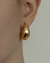 Brinco Gota Lisa Maior no Dourado - comprar online