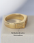 Anel ABC no Dourado - loja online