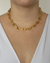 Colar Choker Elos Lisos no Dourado - comprar online