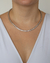 Colar Riviera Zirconias Quadradas no Ródio Branco - comprar online