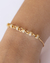 Pulseira Ajustável Riviera Rodinhas Cravejadas de Microzirconias no Dourado - comprar online