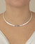 Colar Choker Aro Liso Fino na Prata - comprar online
