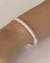 Pulseira Bracelete Cravejado com Microzirconias na Prata - comprar online
