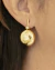 Brinco Palito com Circulo Liso no Dourado - comprar online