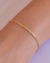 Pulseira Fio Trançado Trabalhado no Dourado