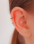 Brinco Piercing Unitario Fino de Cristais Coloridos no Dourado