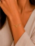 Pulseira Espirito Santo com Zircônia Pendurada no Dourado - comprar online