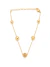 Pulseira com Bolinhas Lisa e Cravejada no Dourado