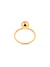 Anel Bolinha Lisa 8mm no Dourado