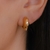 Brinco Argolinha Lisa no Dourado