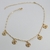Colar Choker Cartier com Medalhas de São Bento Penduradas no Dourado - DAMA Semijoias Atacado