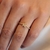Anel Estrela de Microzirconias Fina no Dourado - comprar online