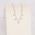 Colar Choker Navetes de Zirconias no Ródio Branco - comprar online